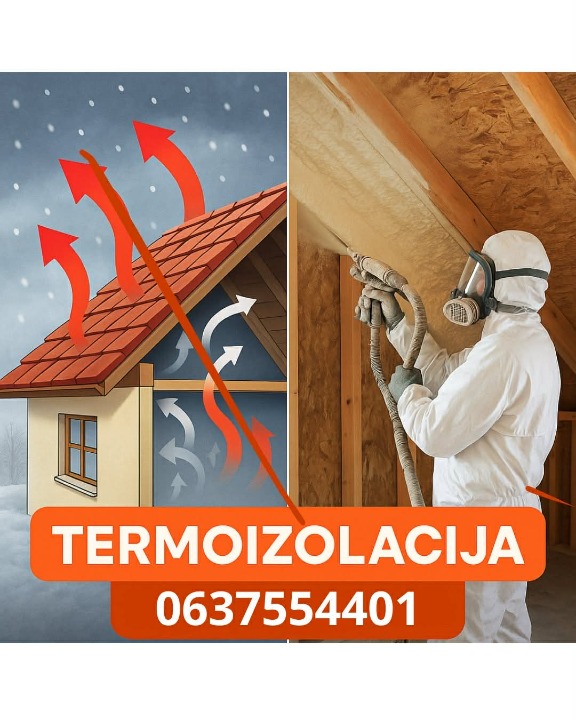 Termoizolacija poliuretanska (kanadska) pena