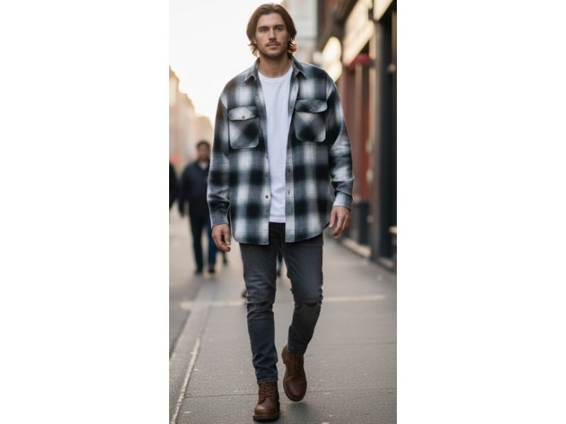 RESERVED YFL Premium Flanel košulja - Oversized