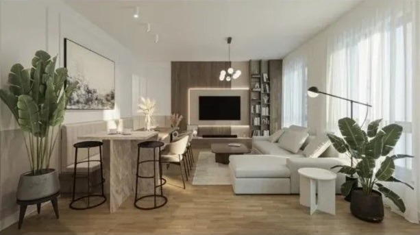 Ledine-novogradnja! Stan 70m2+70m2 terasa/dvoriste