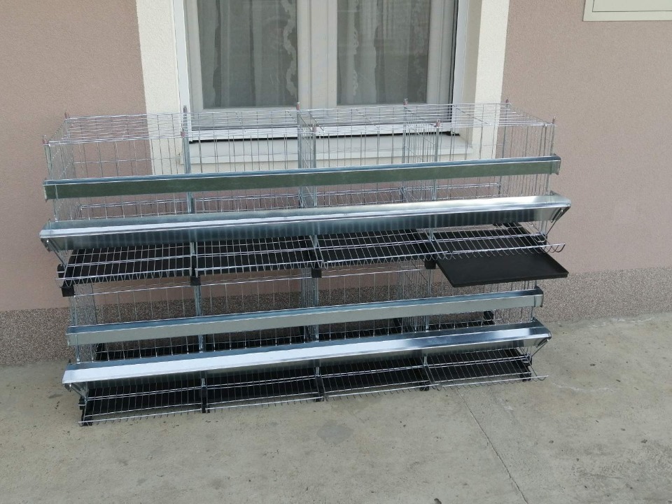 Prodaja pocinkovanih kaveza za koke, pilice i zeceve u kompletu sa hranilicama, pojilicama i plastic