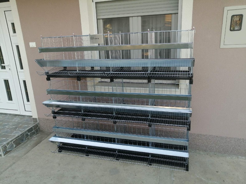 Prodaja pocinkovanih kaveza za koke, pilice i zeceve u kompletu sa hranilicama, pojilicama i plastic