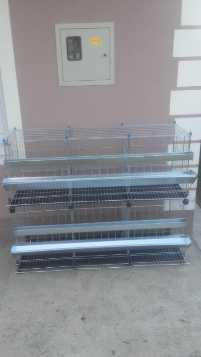 Prodaja pocinkovanih kaveza za koke, pilice i zeceve u kompletu sa hranilicama, pojilicama i plastic