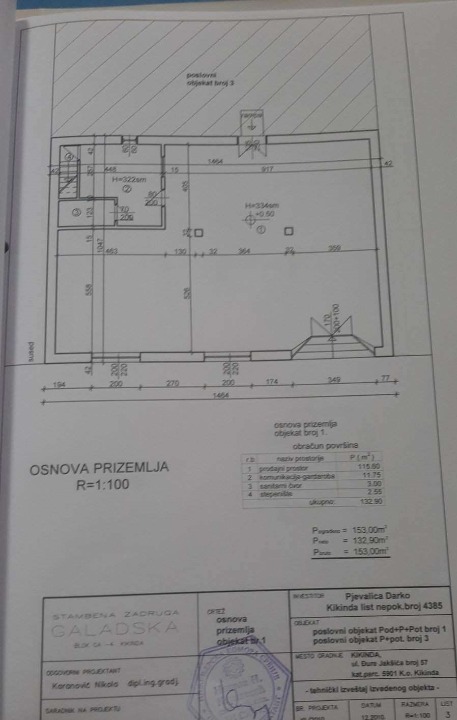 Izdaje se poslovni prostor u Kikindi