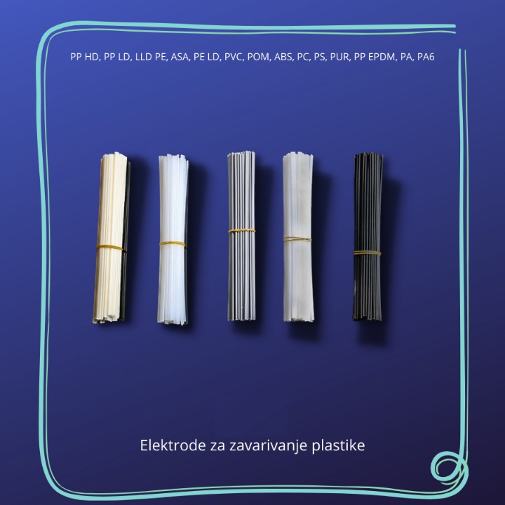 Plastične elektrode za zavarivanje plastike